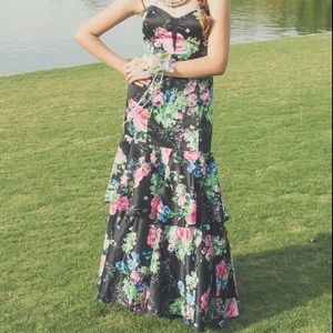 Floral prom dress